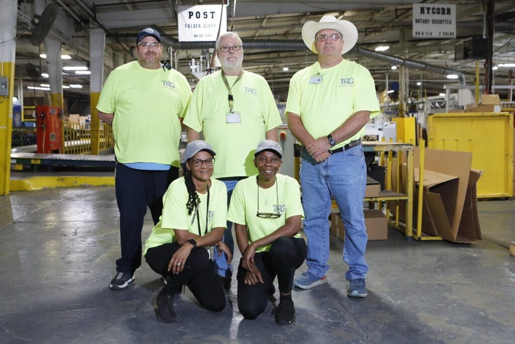 Annette Nash (Bottom Right)  Shipping & Receiving Lead Angie Bennett (Bottom Left)  Shipping & Receiving Manager Jerald McNeal (Top Right)  Warehouse Lead Dale Thornton (Top Second from right)  Material Handler Charles McConnell, Jr (Top Third from right)  Material Handler